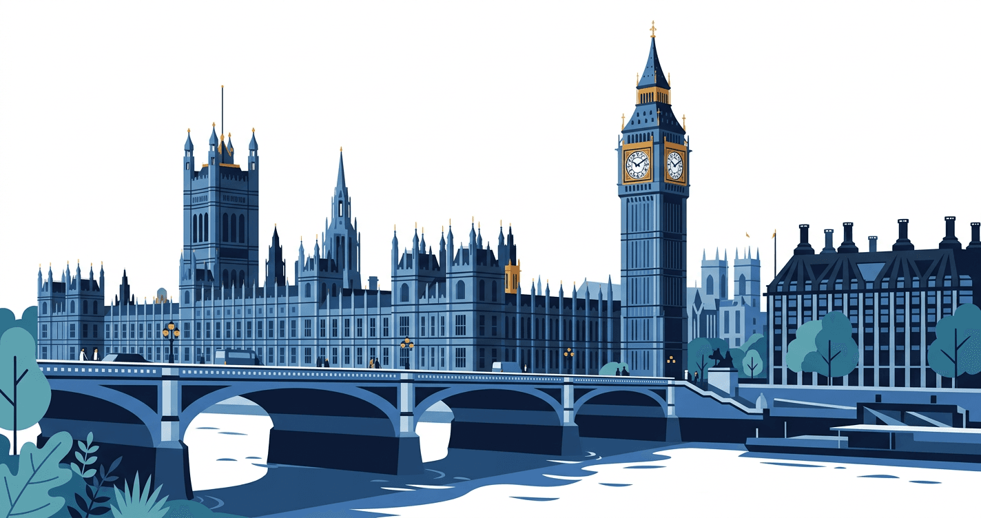 Westminster landmark illustration