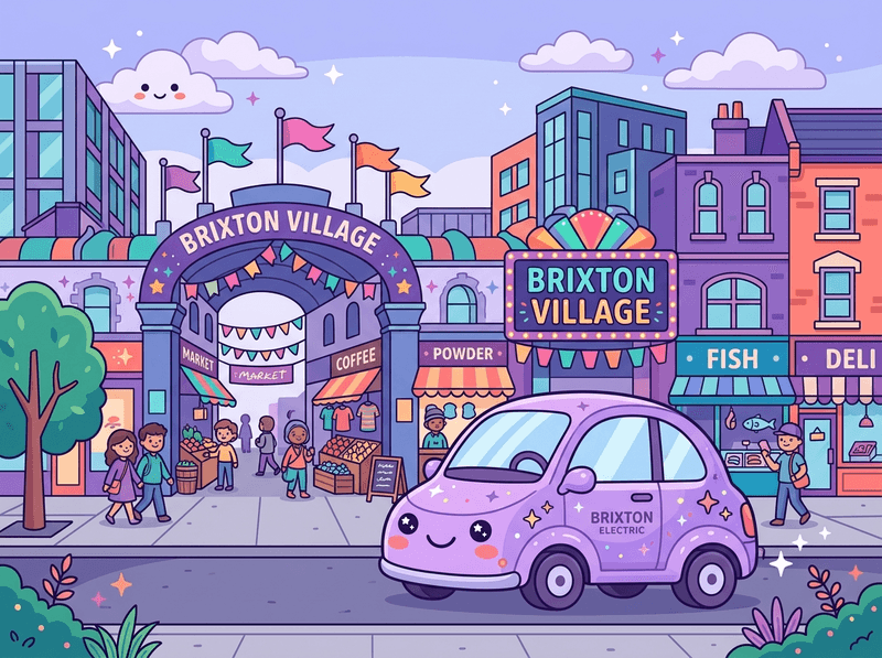 Illustration of a London landmark near Lambeth