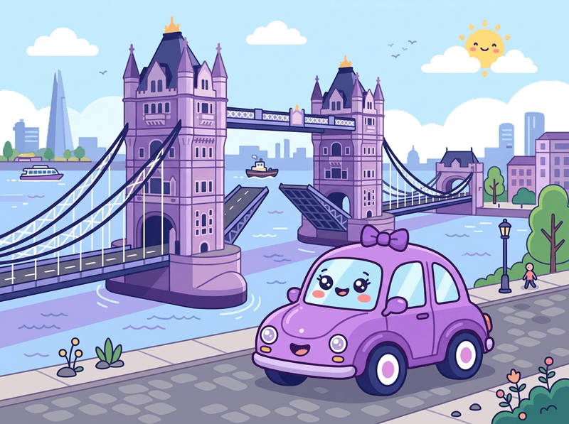 Illustration of a London landmark near City of London